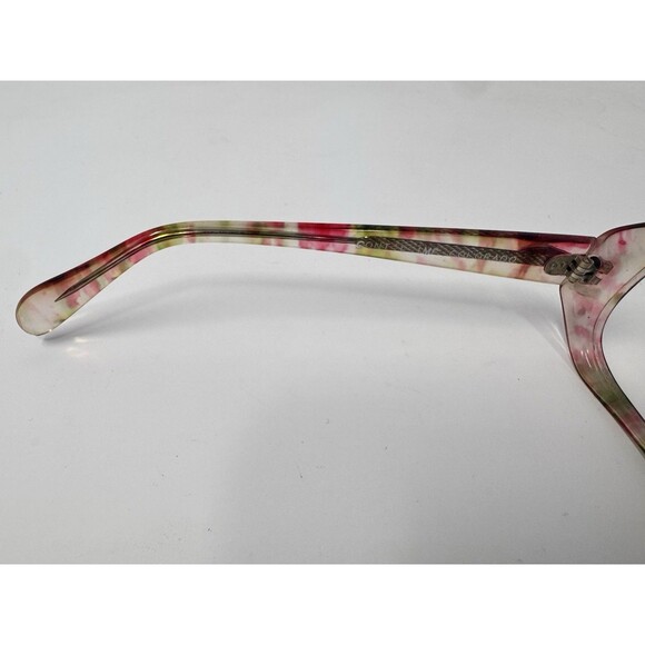 Vintage Confetti Acetate Eyeglass Frames Only 50-17-135 British Hong Kong NOS B main image 9